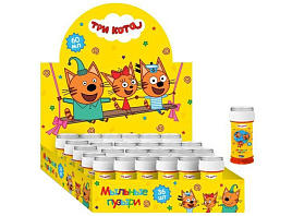 Мыльные пузыри 01073-60ЭД Три Кота