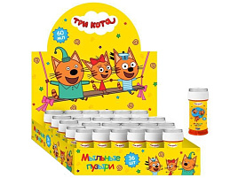 Мыльные пузыри 01073-60ЭД Три Кота