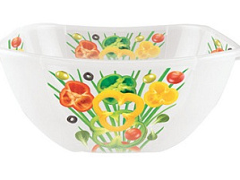 Миска пластик 3л 12274 с декором