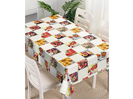 Клеенка столовая Silvano 1,37*20м ПВХ ткань WF-6907A/9210