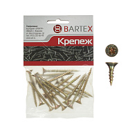 Саморез универсальный 4*20 цинк 50шт Bartex 4495