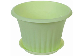 Кашпо цветочное 0,75л Кэрол М3154 мята с/п