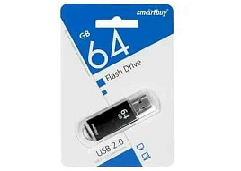 Флеш-драйв Smart Buy 64Gb SB64GBVC-K V-Cut Black черный