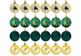 Набор шаров 5см FG250327347C зеленый 24шт