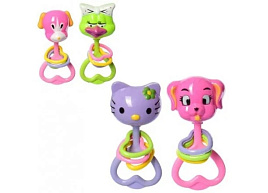 Набор погремушек 2038A-D Животные