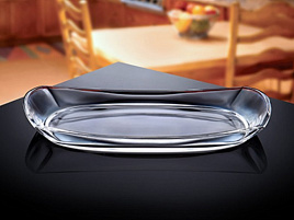 Блюдо стекло 20*35см 561011