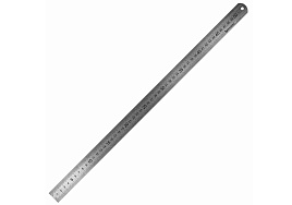 Линейка 50см. металическая BRAUBERG 210310 европодвес