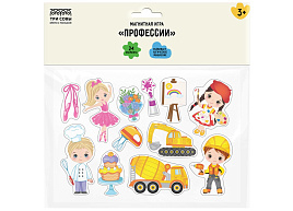Игра развивающая на магнитах ТРИ СОВЫ 48713 "Профессии", 24 эл.