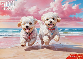 Пазл 500эл. Веселые щенки Ф500-1735