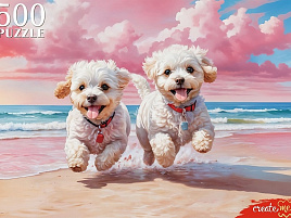 Пазл 500эл. Веселые щенки Ф500-1735