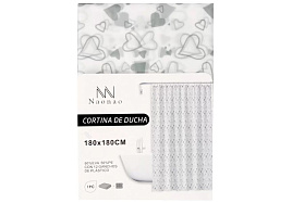 Шторка для ванной 180*180 ПЕВА седечки 495737/А310134