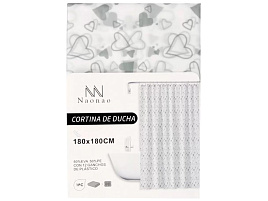 Шторка для ванной 180*180 ПЕВА седечки 495737/А310134