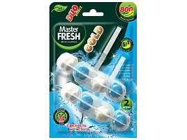 Блок для унитаза Master Fresh  2*50гр.подв.Морской