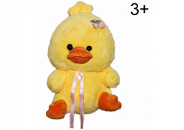 Мягкая игрушка Уточка с бантиком 23см 81В