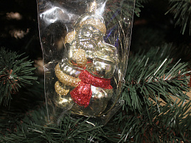 Фигурка Дед Мороз E0093-1 со снеговиком 13см