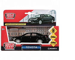 Машина металлическая CAMRY-BK TOYOTA CAMRY длина 12 см, двери, багажн, инерц, черный, кор.