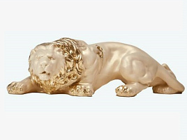 Статуэтка ИЛ-7В Лев крадущийся сл кость 20*18*60см