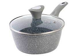 Ковш литой алюминий 1,7л 25076 18см мрамор/крош с/кр