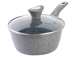 Ковш литой алюминий 1,7л 25076 18см мрамор/крош с/кр
