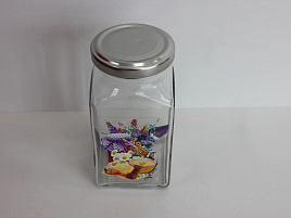 Банка для меда джема стекло 312мл 626-715 Мед 7132