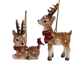 Подвеска полистоун Олень 10,5см 806309