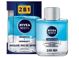 Лосьон после бритья Nivea 100мл.Защита и уход 2в1 88569