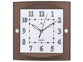 Часы настенные Atlantis 28*28 TDL-6360 коричневый
