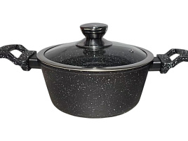 Кастрюля литой алюминий 4,7л ML-424 Millet гранит с/кр
