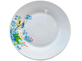 Тарелка мелкая 17,5см  7" т7-5238/3888 Букет незабудок