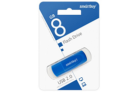 Флеш-драйв Smart Buy 8Gb SB008GB2SCB Scout Blue голубой 4024