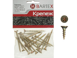 Саморез универсальный 3*30 цинк 50шт Bartex 0367