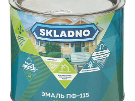Эмаль ПФ-115 голубая 1,8кг Skladno 4732