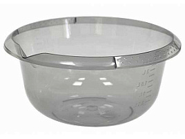 Миска пластик 4л 400400 прозрачная