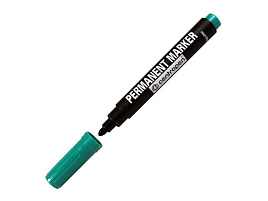 Маркер Centropen 8566/1 зеленый перм. круглый