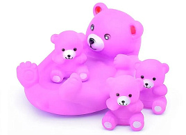 Игрушка для ванны (набор) 6286-2 Веселое купание с мишутками
