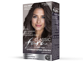 Краска для волос Фара 534 темно-русый пепельный