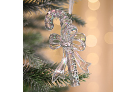 Подвеска пластик Льдинка леденец 10870526 11*5см