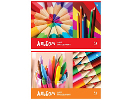 Альбом для рисования 40л. BG АР4ск40 59522 "Рисуем карандашами"