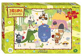 Пазл 360эл. Зебра в клеточку 73085