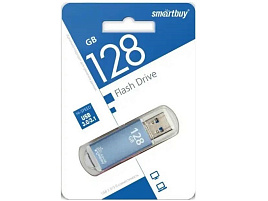 Флеш-драйв Smart Buy 128Gb SB128GBVC-B3 V-Cut Blue USB3.0 синий 3418