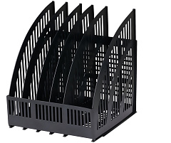 Стойка-уголок сборная Стамм ЛТ458/ЛТВ-01476 "Line", сборный, 5 отделений, черный