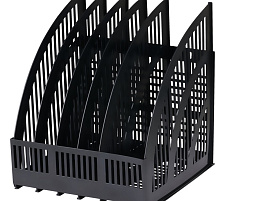 Стойка-уголок сборная Стамм ЛТ458/ЛТВ-01476 "Line", сборный, 5 отделений, черный