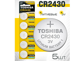 Батарейка Toshiba CR2430 5бл