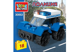 Конструктор Брик 30053-JS Полицейская машина 18дет