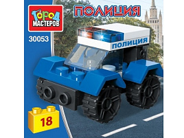 Конструктор Брик 30053-JS Полицейская машина 18дет