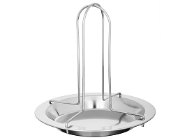 Форма нержавейка 849-001 для запекания курицы с подставкой