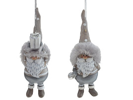 Подвеска полистоун Дед Мороз 12см 774686