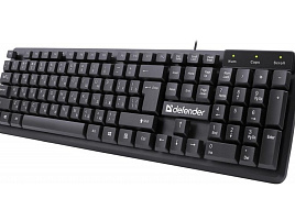 Клавиатура DEFENDER 45559 Symbol HB-559 RU,черный,104 кн,1.5м