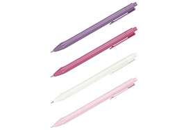 Ручка OfficeSpace BPr_94826 "Pastel Trio" синяя, автоматическая, 0,7мм, трехгранная, корпус ассорти