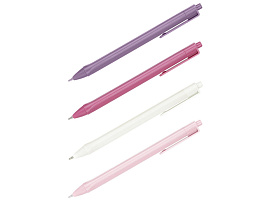 Ручка OfficeSpace BPr_94826 "Pastel Trio" синяя, автоматическая, 0,7мм, трехгранная, корпус ассорти